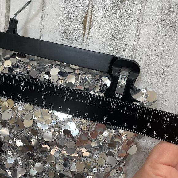 B. Darlin
Sequin Strapless Side Slit Midi Dress fairy core festival S futuristic - Picture 6 of 11